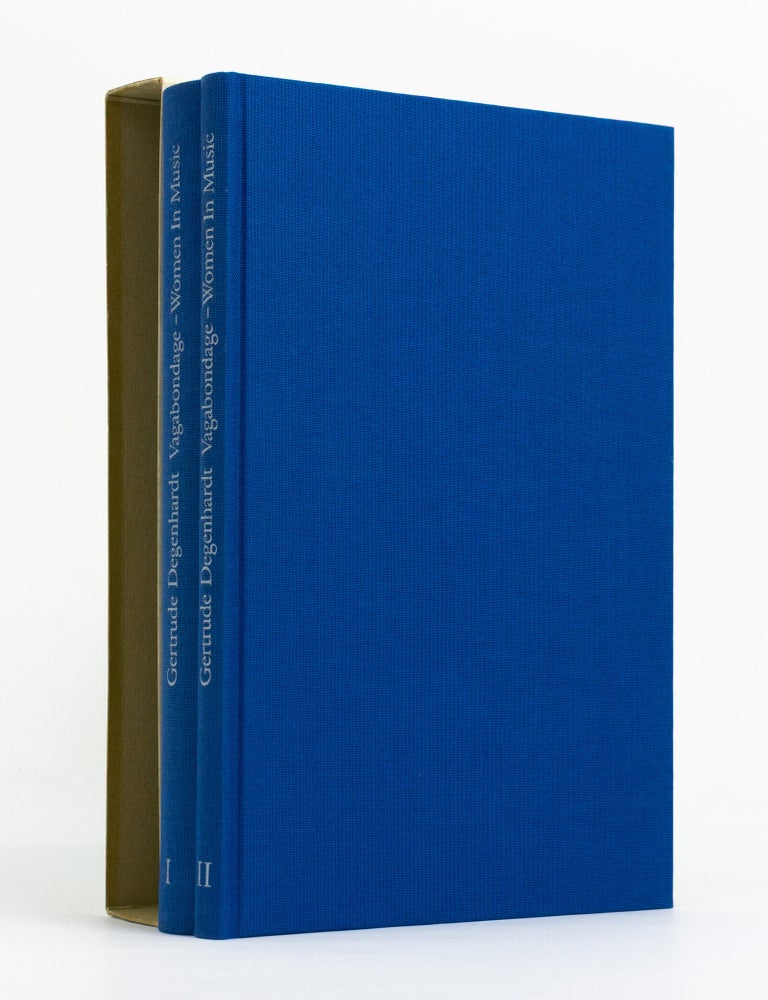 Item #147662 Vagabondage - Women in Music. [Volume] I .... Gouaches - Brush Drawings .... [Volume] II .... Etchings .... [1984-1993]. Gertrude DEGENHARDT.