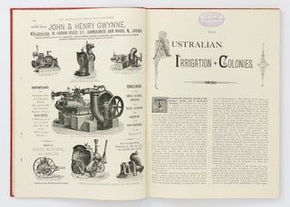 The Australian Irrigation Colonies on the River Murray, in Victoria and South Australia