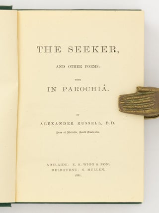 The Seeker and Other Poems; with In Parochia