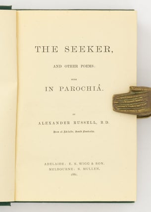 The Seeker and Other Poems; with In Parochia