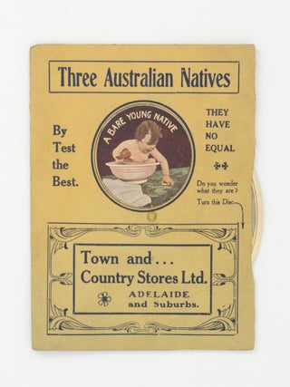 Three Australian Natives. By Test the Best. They Have No Equal .... [an advertising novelty for Bear Brand Boot Polish]