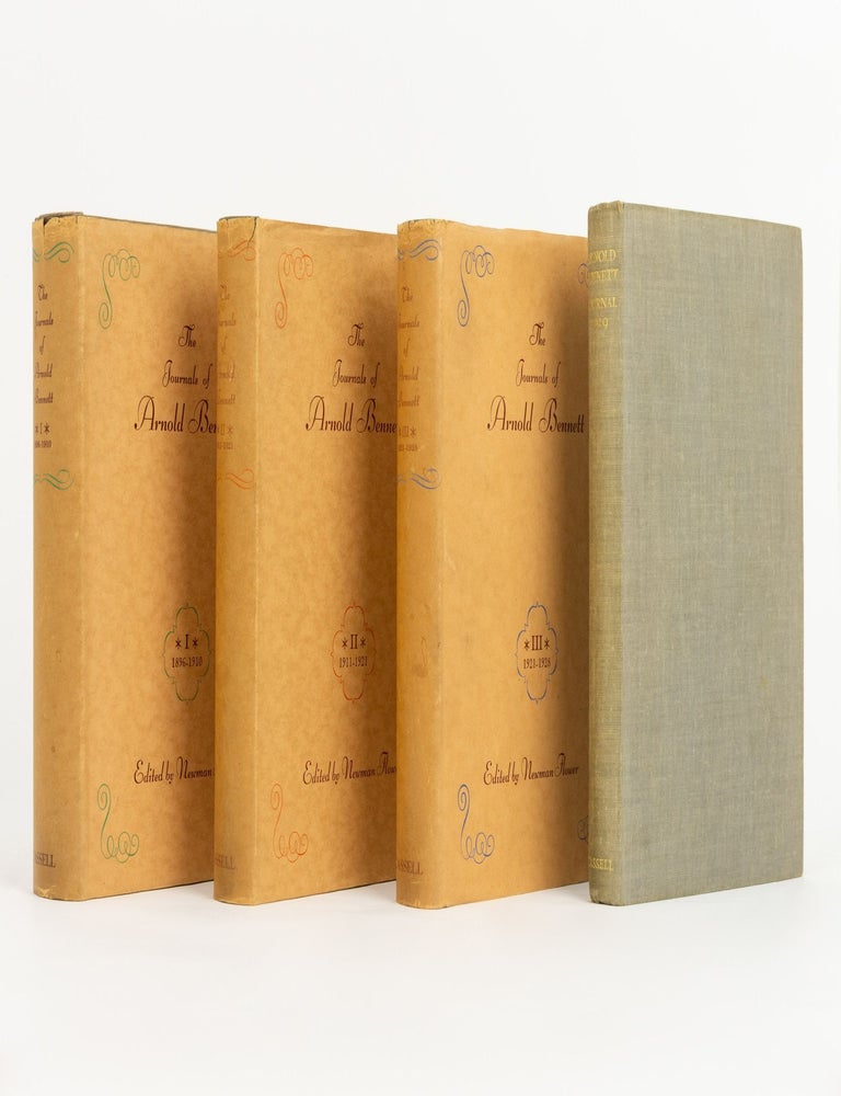 Item #14929 The Journals of Arnold Bennett, 1896-1928. Edited by Newman Flower [complete in three volumes]. Arnold BENNETT.