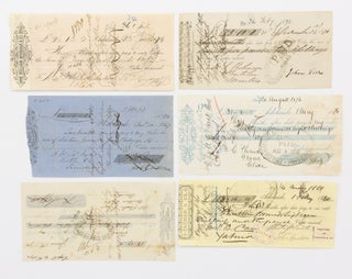 Approximately 160 attractively printed nineteenth century South Australian promissory notes, with relevant particulars completed in ink, are offered as a collection