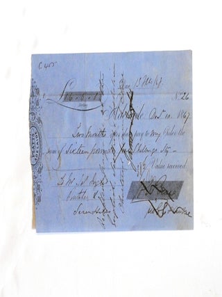 Approximately 160 attractively printed nineteenth century South Australian promissory notes, with relevant particulars completed in ink, are offered as a collection
