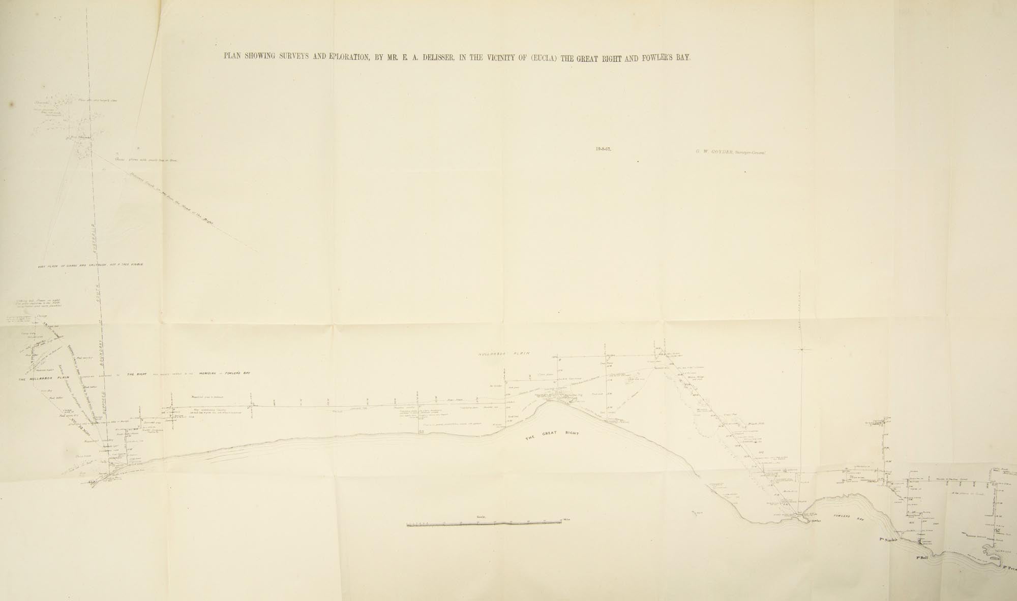 Survey of New Port in Great Australian Bight | E. A. DELISSER