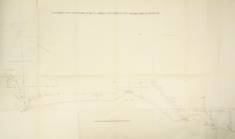 Item #18595 Survey of New Port in Great Australian Bight. E. A. DELISSER.
