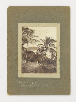 Item #19126 An original photograph by Ramsay Smith of Port Vila, New Hebrides, inscribed and...