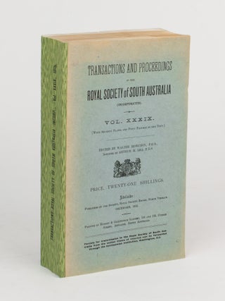 Item #20497 Scientific Notes on an Expedition into the North-Western Regions of South Australia....