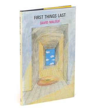 Item #20892 First Things Last. Poems. David MALOUF