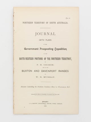 Item #27375 Journal ... of the Government Prospecting Expedition to the South-Western Portions of...