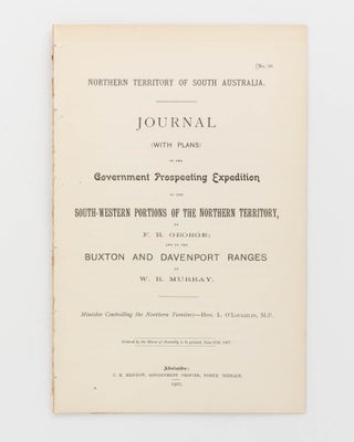 Item #27375 Journal ... of the Government Prospecting Expedition to the South-Western Portions of...
