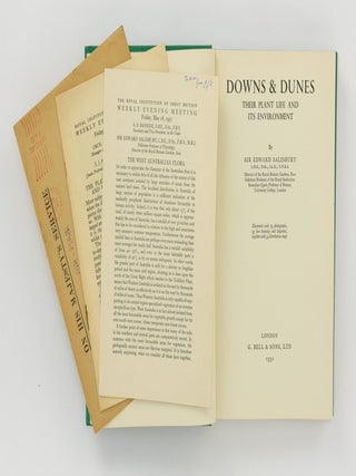 Downs & Dunes. Their Plant Life and its Environment