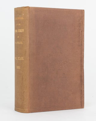 Item #29581 The Australian Aborigines. [Contained in the] Journal and Proceedings of the Royal...