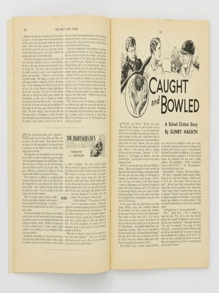 Bowling to Bradman and others. [Contained in] Boy's Own Paper, Number 11, Volume 61, August 1939