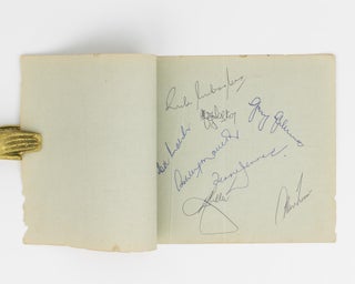 A detached autograph album leaf (165x200mm) signed in ink by fifteen members of the West Indies touring team in Australia, 1975-76