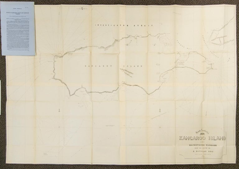 Item #56122 Survey of Kangaroo Island and Backstairs Passage. Report by B. Douglas, of a Survey of the Troubridge Shoal and Kangaroo Island. Kangaroo Island.