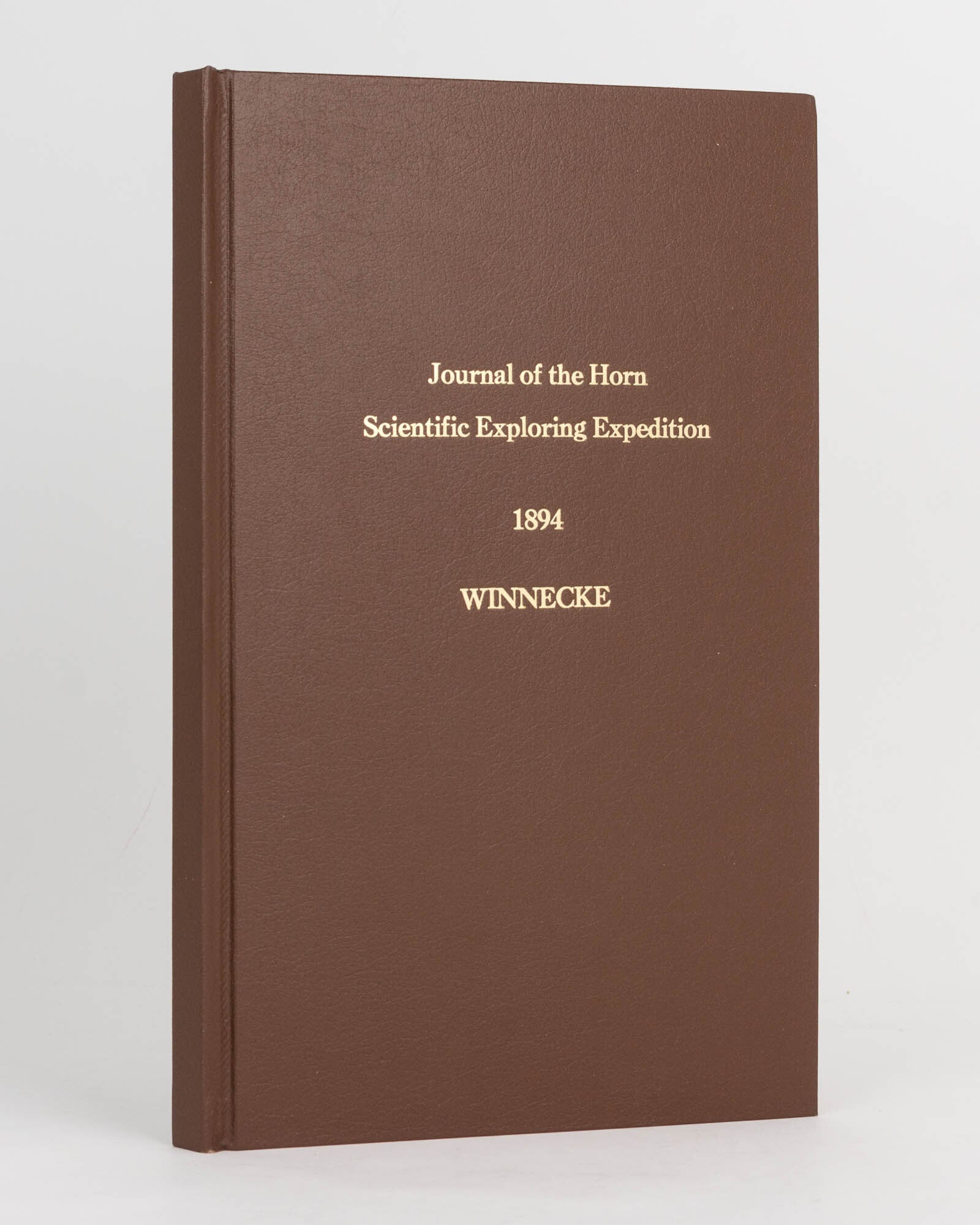 Horn Science Journal ... of the Horn Scientific Exploring Expedition to Central ...