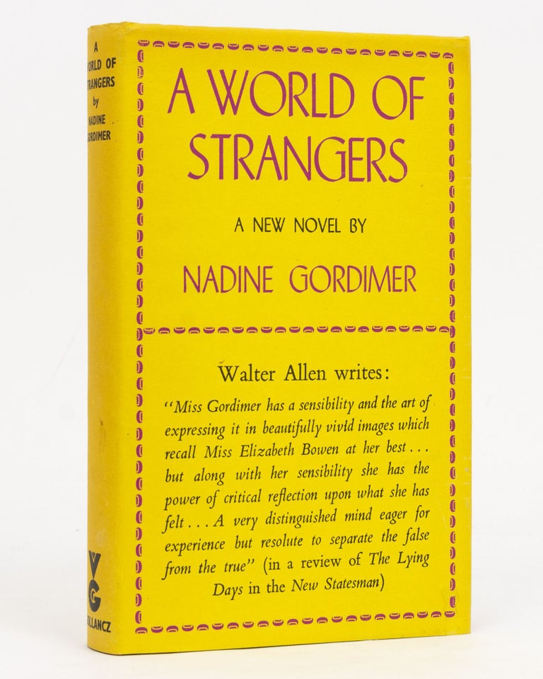 Item #58593 A World of Strangers. Nadine GORDIMER.