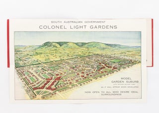 Item #58612 'Colonel Light Gardens.' A Model Garden Suburb. Comfort, Convenience, Beauty. Town...