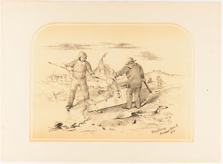 Ten tinted lithographs by E.C. May of scenes of Australian country life, after original sketches by S.T. Gill and George Hamilton (five each)