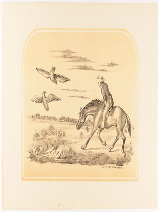Ten tinted lithographs by E.C. May of scenes of Australian country life, after original sketches by S.T. Gill and George Hamilton (five each)