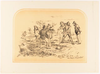 Ten tinted lithographs by E.C. May of scenes of Australian country life, after original sketches by S.T. Gill and George Hamilton (five each)