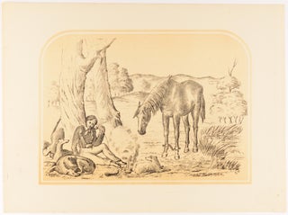 Ten tinted lithographs by E.C. May of scenes of Australian country life, after original sketches by S.T. Gill and George Hamilton (five each)