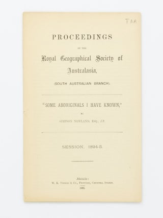 Item #64096 'Some Aboriginals I Have Known'. Simpson NEWLAND