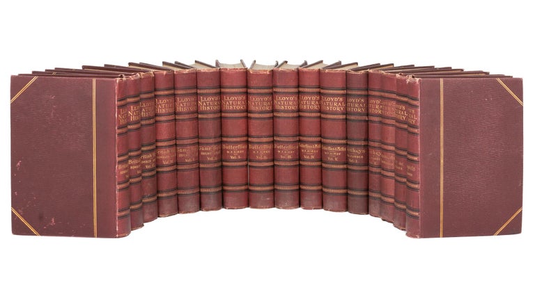 Item #64893 Lloyd's Natural History. [Sixteen volumes, the complete set]. R. BOWDLER SHARPE.