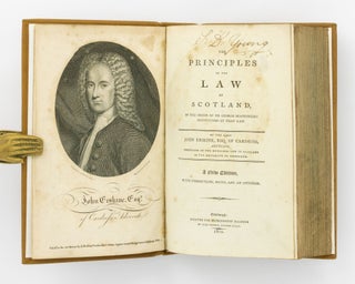 Item #66370 The Principles of the Law of Scotland, in the Order of Sir George Mackenzie's...