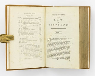The Principles of the Law of Scotland, in the Order of Sir George Mackenzie's Institutions of that Law