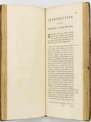A Report of Some Proceedings on the Commission of Oyer and Terminer and Gaol Delivery for the Trial of the Rebels in the Year 1746 in the County of Surry, and of other Crown Cases. To which are added Discourses upon a Few Branches of the Crown Law