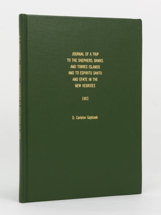 Item #67981 Journal of an Expedition to the Western Caroline Islands. September 4 to October 1,...