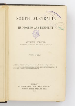 South Australia. Its Progress and Prosperity