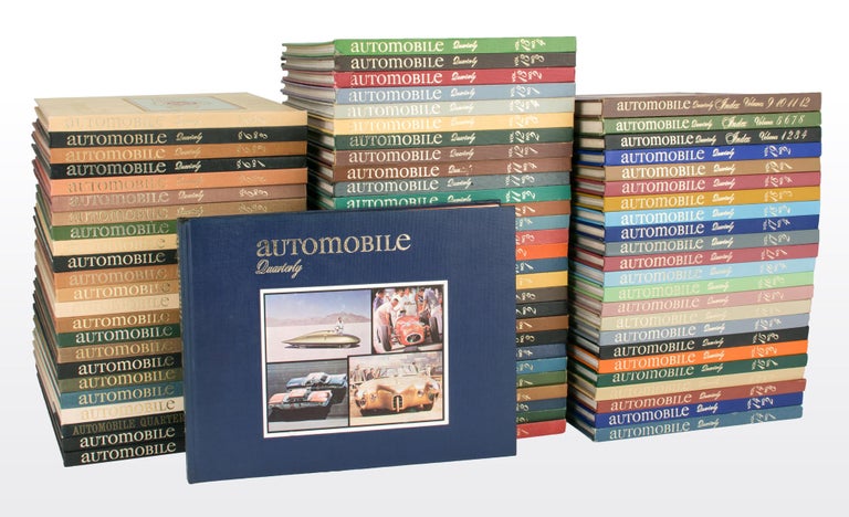 Item #71466 Automobile Quarterly. The Connoisseur's Periodical of Motoring Today, Yesterday and Tomorrow. Volume 1, Number 1, Spring 1962 to Volume 19, Number 2, 1981 (lacking only Volume 17, Number 3 and Volume 18, Number 2 from the run). Motoring.