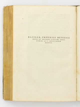 Herodoti Halicarnassei Historiographi libri novem, musarum nominibus inscripti, interprete Laurentio Valla. Accesserunt huic editioni plus minus nouem folia, quae in primo libro &agrave; Laurentio exemplaris fort&egrave; vitio praetermissa, iam primum &agrave; Conrado Heresbachio &egrave; Graeco suis locis sunt adiecta ... Item. De genere vitaque Homeri libellus, iam prim&ugrave;m ab eodem Heresbachio &egrave; Graeco in Latinum conuersus