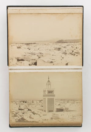An album of turn-of-the-last-century photographs, the majority (if not all) of them of Tunisia