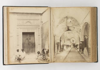 An album of turn-of-the-last-century photographs, the majority (if not all) of them of Tunisia