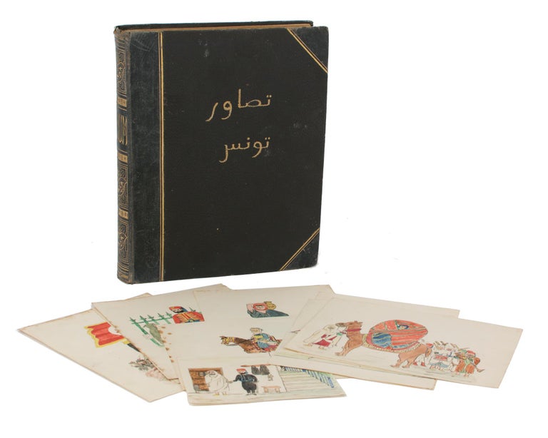 Item #71808 An album of turn-of-the-last-century photographs, the majority (if not all) of them of Tunisia. Tunisia.