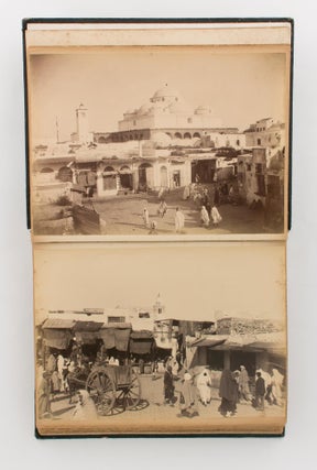 An album of turn-of-the-last-century photographs, the majority (if not all) of them of Tunisia