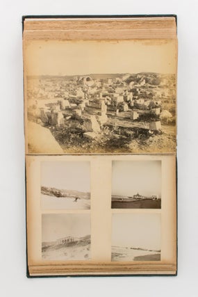 An album of turn-of-the-last-century photographs, the majority (if not all) of them of Tunisia