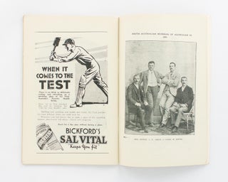 Souvenir of English Cricketers' Visit to Adelaide. Third Test Match. January 13, 1933