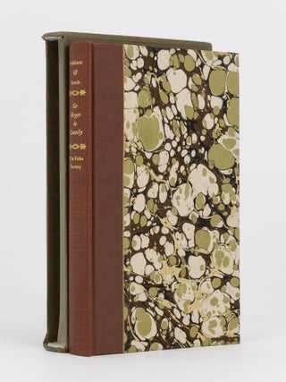 Item #74328 Sir Roger de Coverly. Joseph ADDISON, Sir Richard, STEELE, Eustace BUDGELL