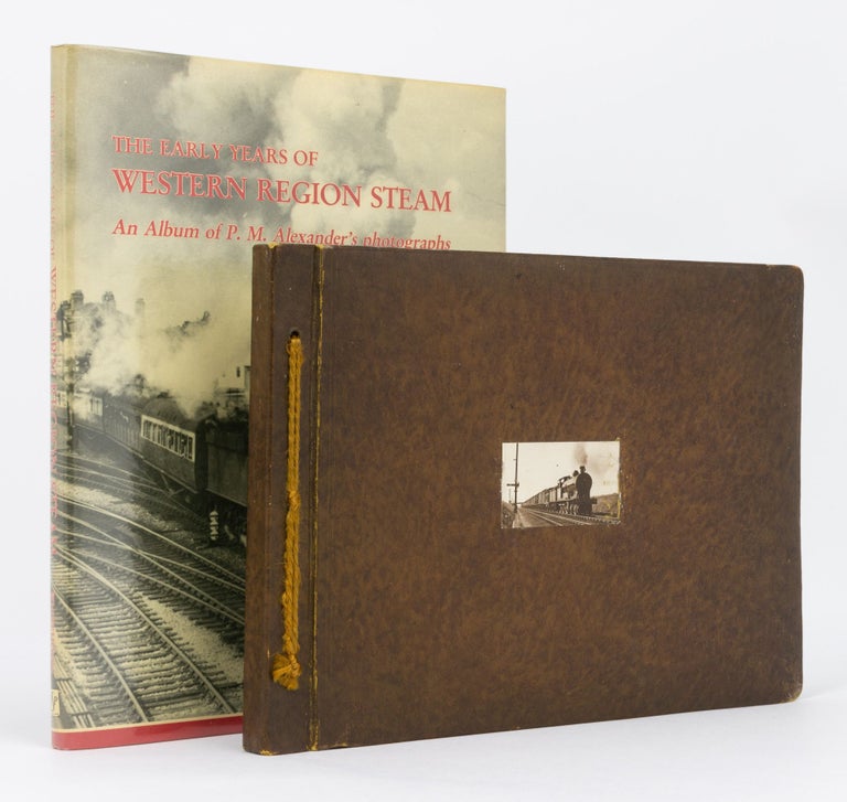 Item #75171 An album of original photographs of British steam trains. Railways, P. M. ALEXANDER.