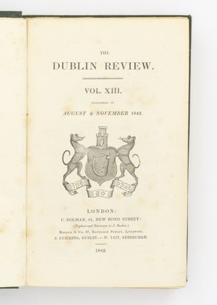 Progress of Australian Discovery. [Contained in] The Dublin Review, Volume XIII, 1842