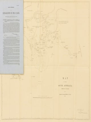 Item #75590 Explorations by Mr. S. Hack... Appointment and Instructions to Mr. S. Hack, and...