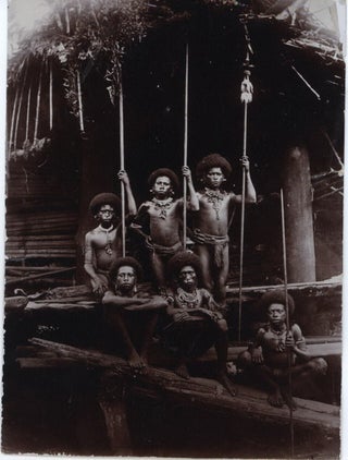Forty-four vintage photographs (circa 1887-94) of indigenous life in the Bismarck Archipelago and German New Guinea are offered as a collection