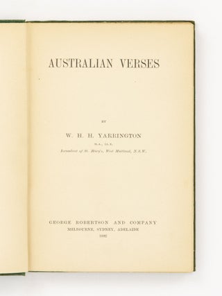Australian Verses