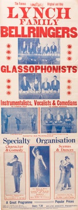 A pair of posters for 'The Famous, Original and Only | Lynch | Family | Bellringers | Glassophonists'