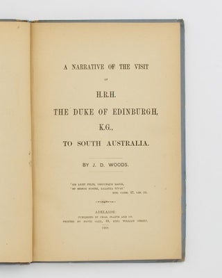 A Narrative of the Visit of HRH the Duke of Edinburgh KG to South Australia